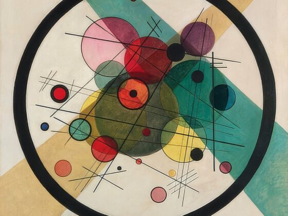 "Cercles dans un cercle" - Wassily Kandinsky - 1923